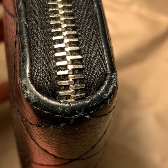 CHANEL Long Zip Wallet Matelasse BLACK - Picture 12 of 14